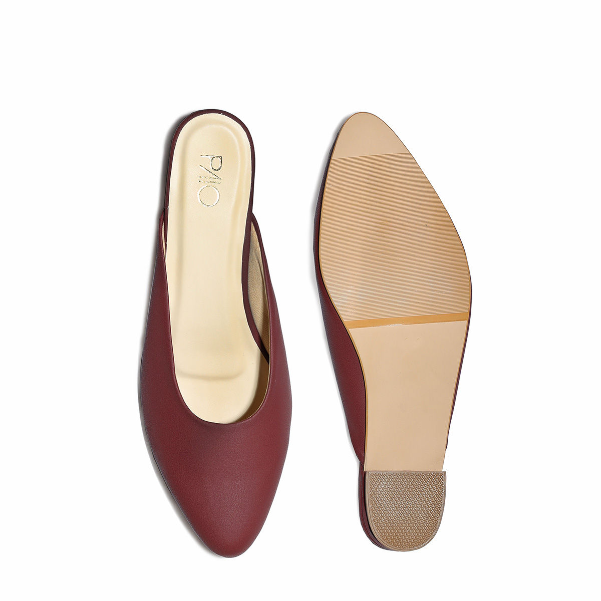PAIO Amelia Maroon Mule Heels Buy PAIO Amelia Maroon Mule Heels Online