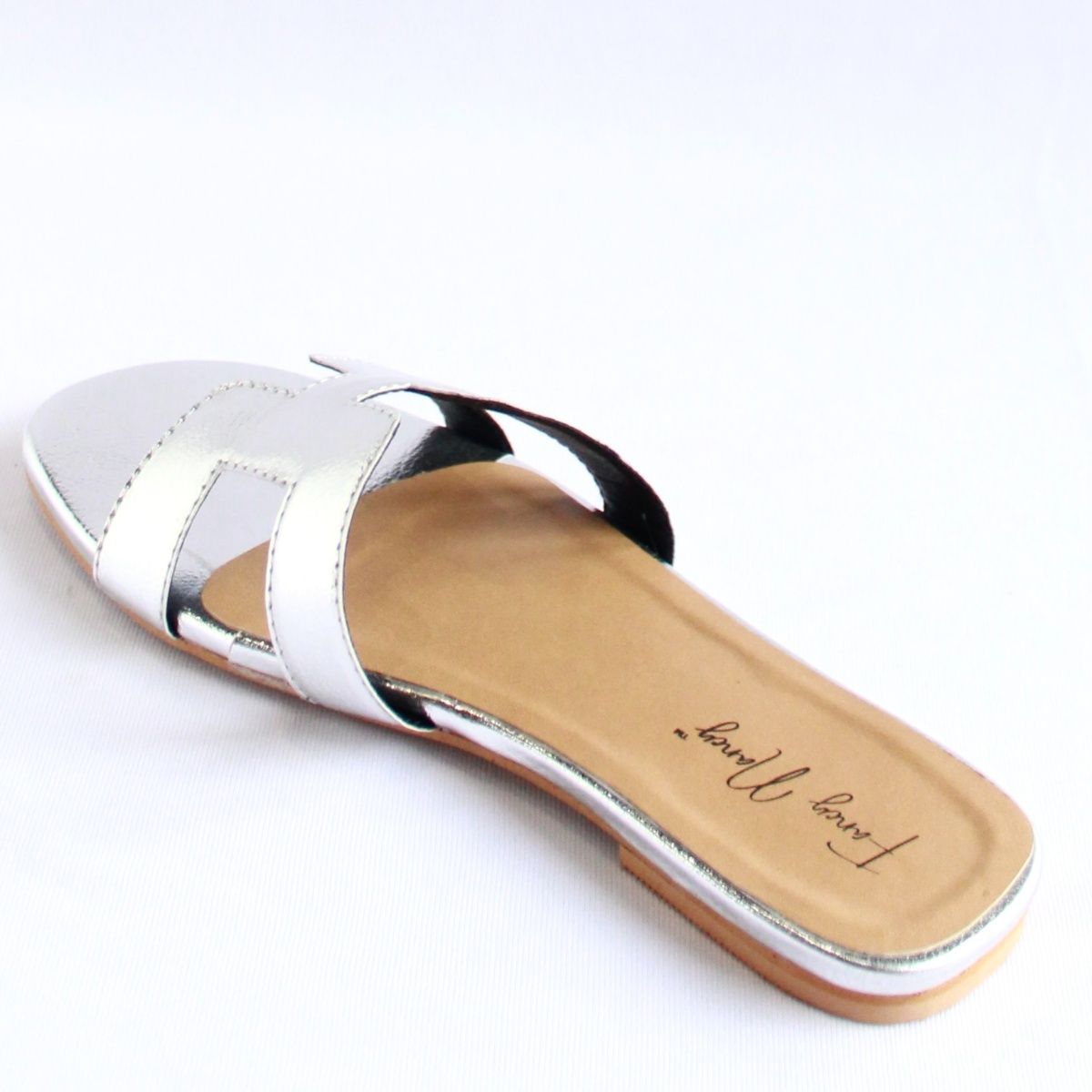 KHADIM Adrianna Turquoise Flat Platform Slingback Sandal for Girls - 4