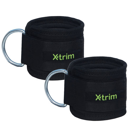 Buy Xtrim Durafit Unisex Stylish Ankle Straps With Metal D-Rings