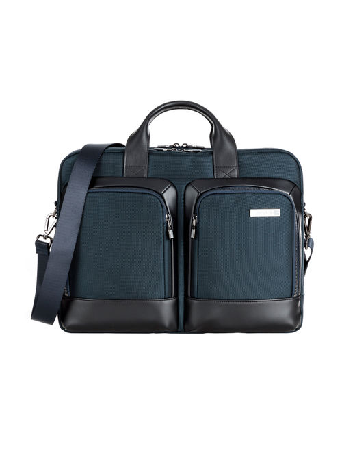 Samsonite Office Laptop Bag for Men Sefton One Side Bag Messenger Bag,  18 Liters, Navy Blue