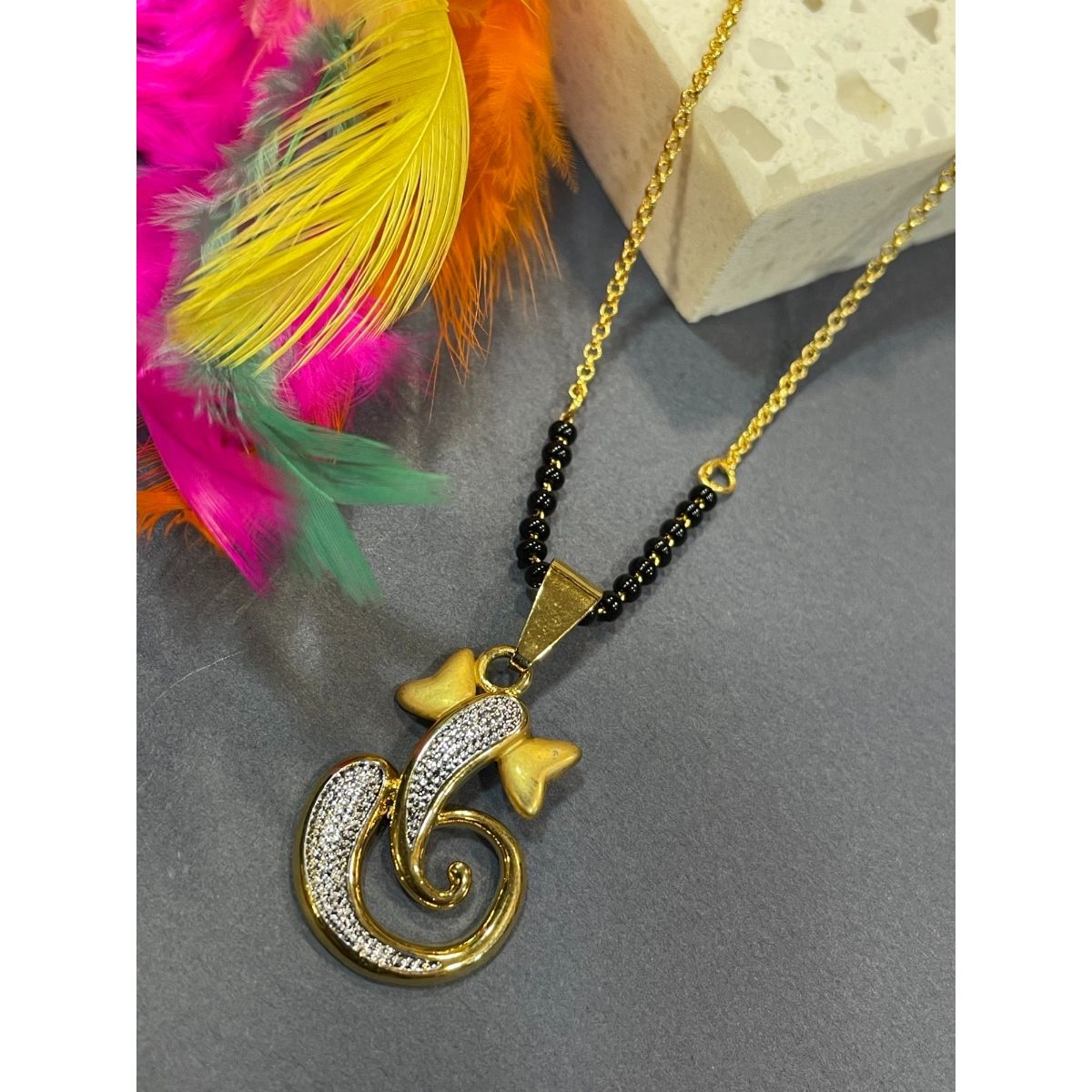 Ganesh mangalsutra hot sale