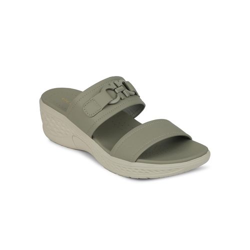 Buy LIBERTY Healers Zq-Fd-50 Casual Light Green Sandals for Women