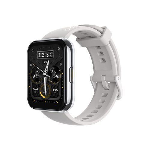 Realme Smart Watch Pro Metallic Silver HD Touchscreen 14-Day  Battery IP68 Water Resistance