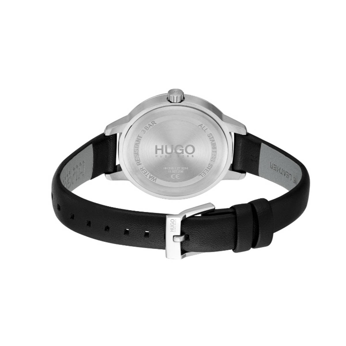 Buy Hugo FRIEND Analog Black Round Women Watch - 1540103 (M) Online
