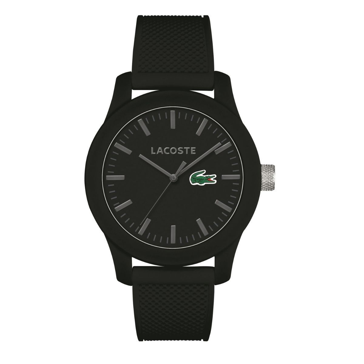 Buy Lacoste L.12.12 Analog Black Round Men Watch 2010766 M Online