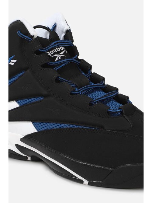 Buy Reebok Unisex Mid-Top Sneakers Black White Online