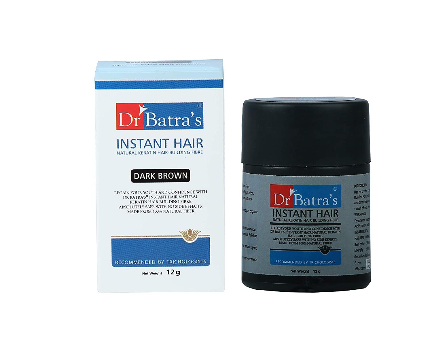 Dr Batra's Instant Hair Natural Keratin Hair Building Fibre