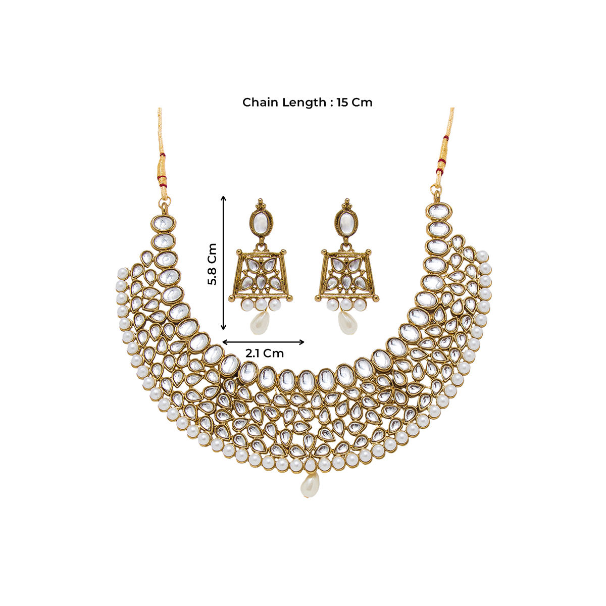 Nykaa on sale kundan jewellery