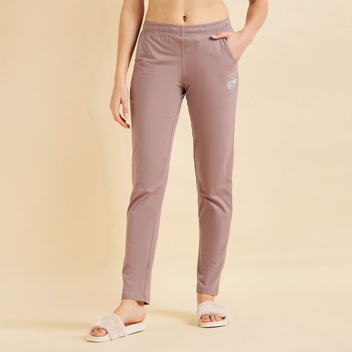 Sweet Dreams Women Solid Pyjama - Pink: Buy Sweet Dreams Women Solid ...