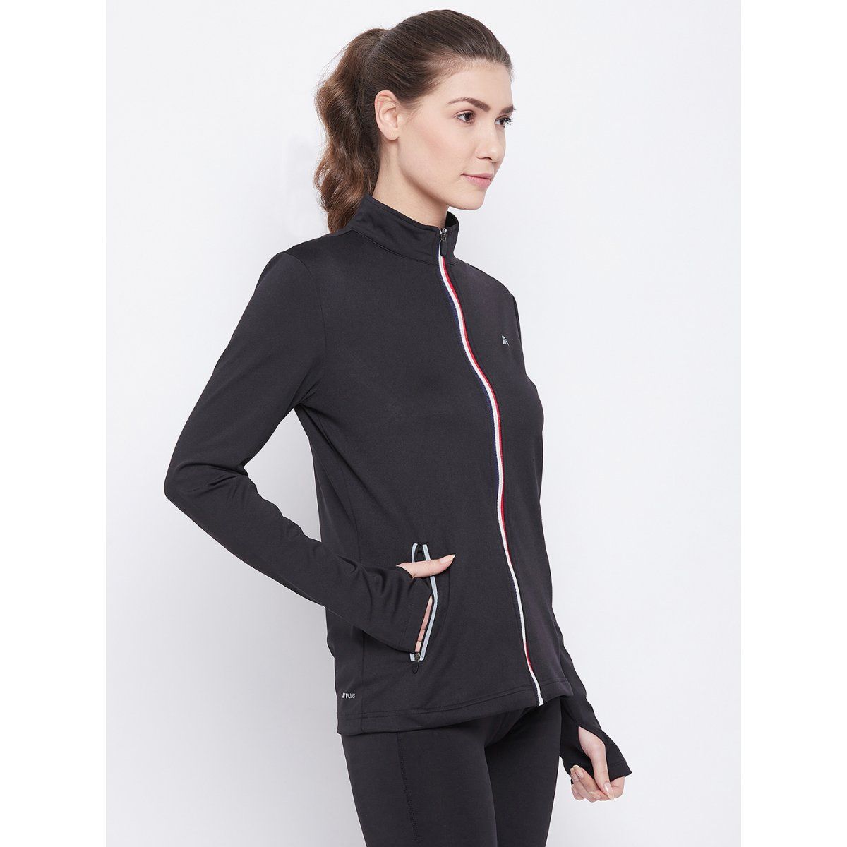 Buy Athlisis Women Black Lightweight Training Or Gym Sporty Jacket Online