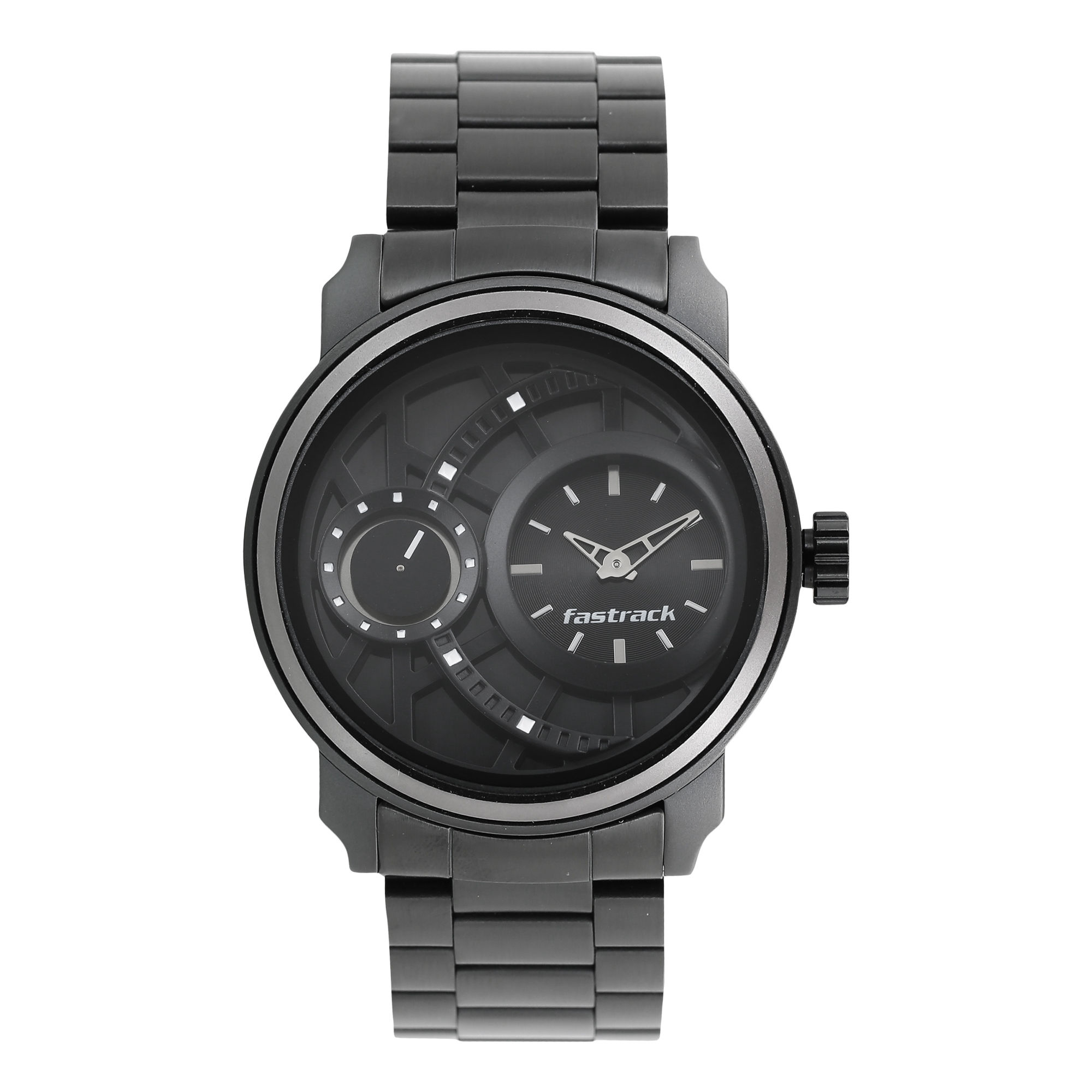 Buy Fastrack NM3147KM01 Black Dial Analog Watch For Men Online