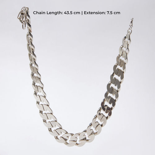 Buy Rhea Kapoor x Pipa Bella Silver Plated Cuban Link Chain
