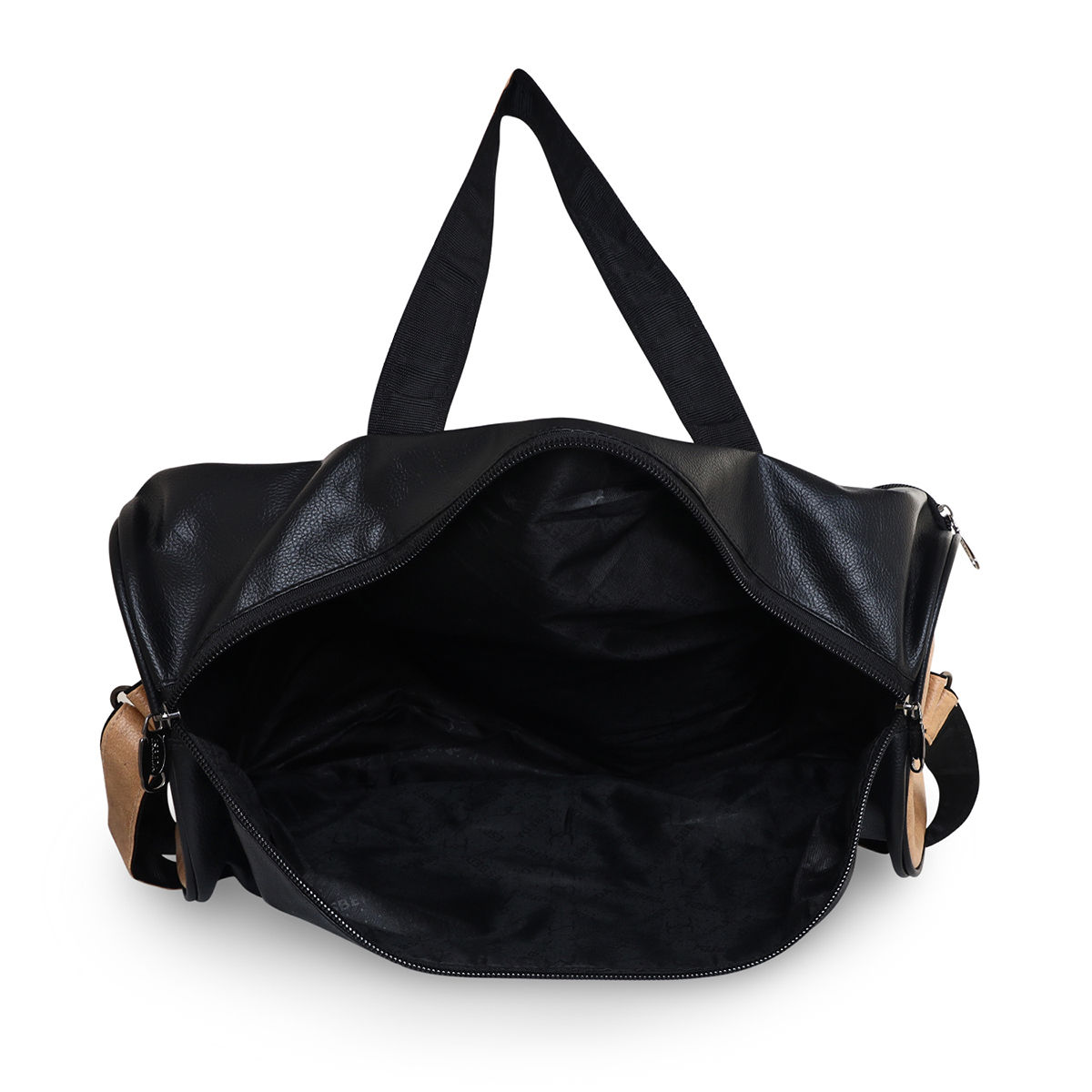 ESBEDA BeigeBlack Color Travel Duffle Bag Weekeder For Mens And Womens