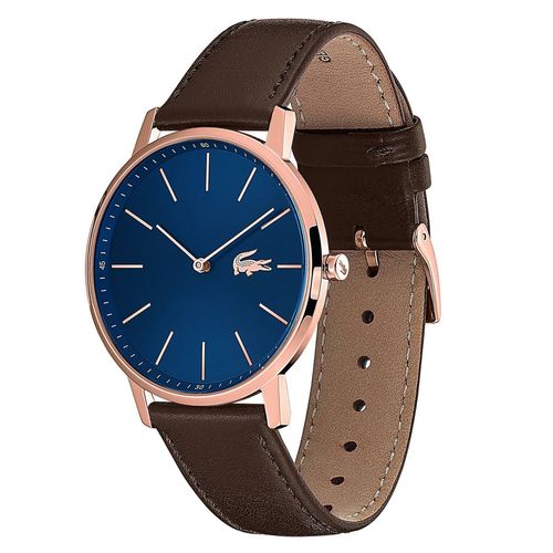 Lacoste Moon Quartz Blue Round Dial MensWatch 2011018