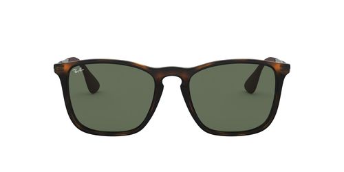 Ray-Ban 0RB4187 Green Chris Square Sunglasses (54 mm)