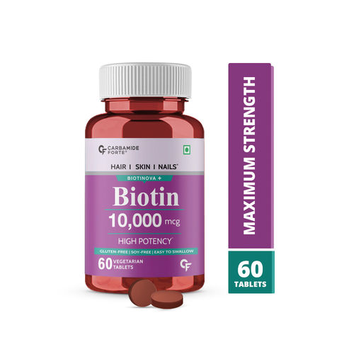 Carbamide Forte Biotinova Biotin 10000mcg Supplement Buy Carbamide Forte Biotinova Biotin 10000mcg Supplement Online At Best Price In India Nykaaman It also supports cellular energy production in your body which gives you energy and keeps to revitalized. nykaa man