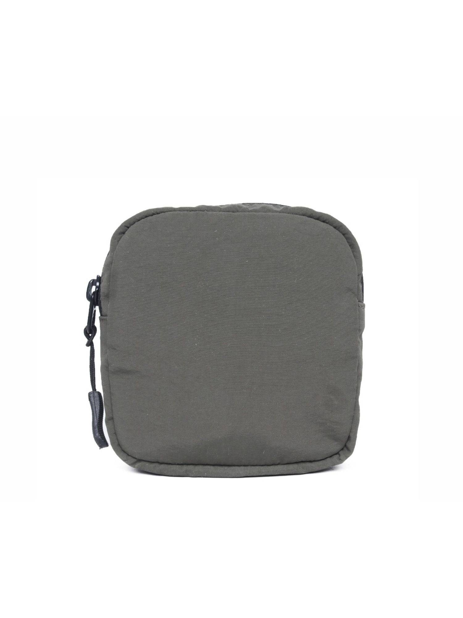 Astrid Square Coin Pouch With Loop And Zipper Closure Black