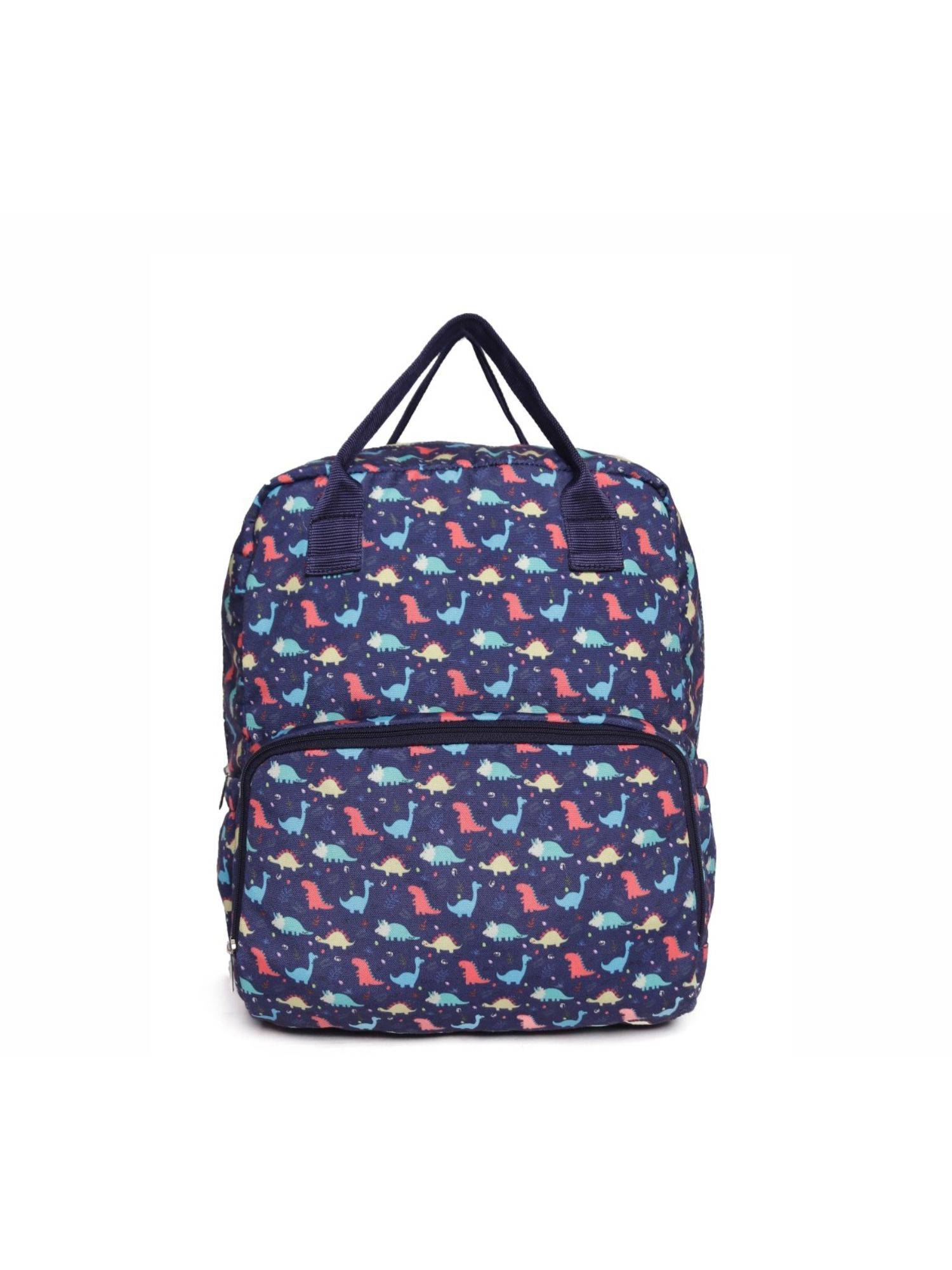 Astrid Printed Backpack For Girls Medium Size With Zipper Closure