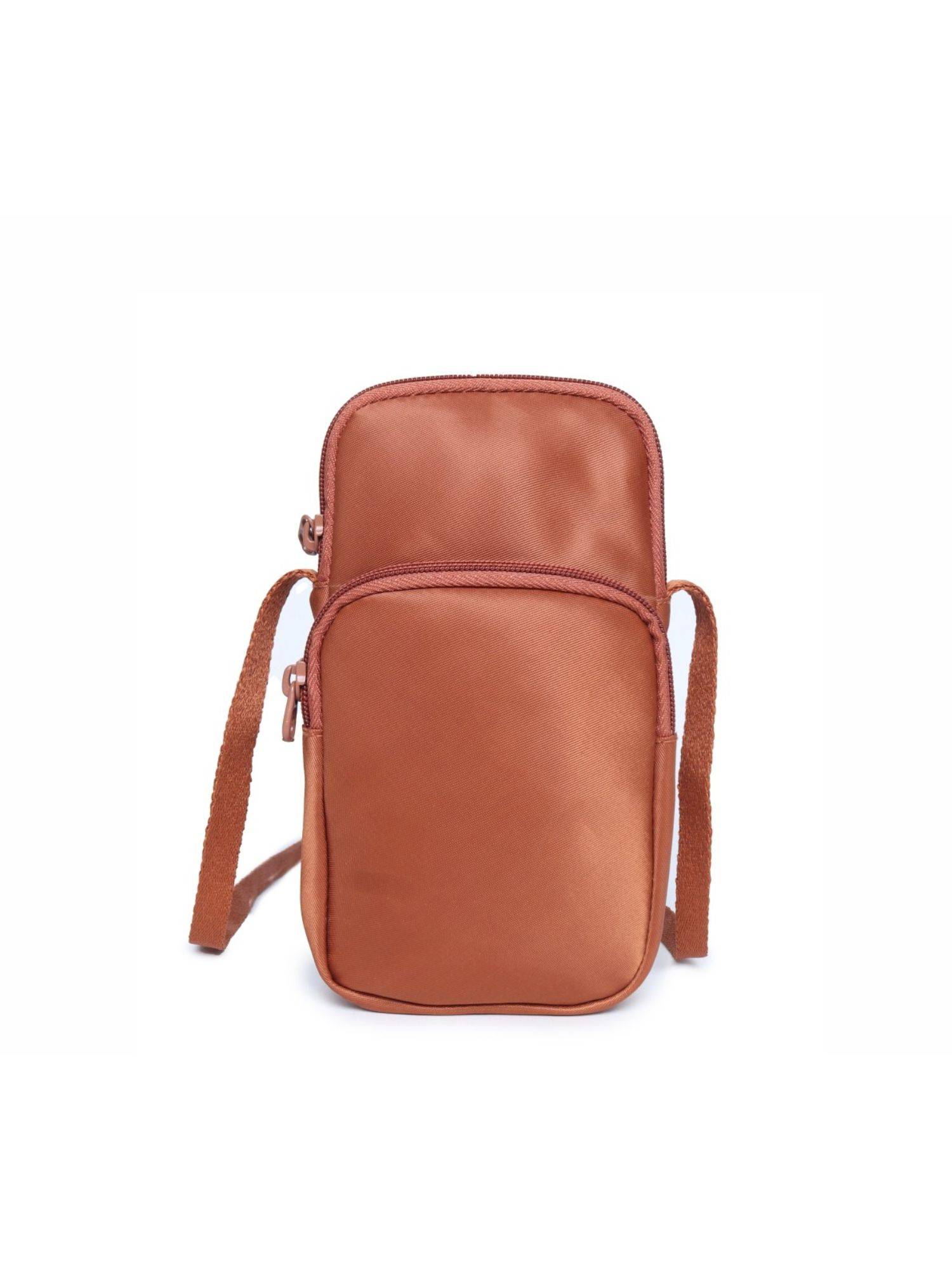 Astrid Mobile Sling Bag With Front Pocket Brown
