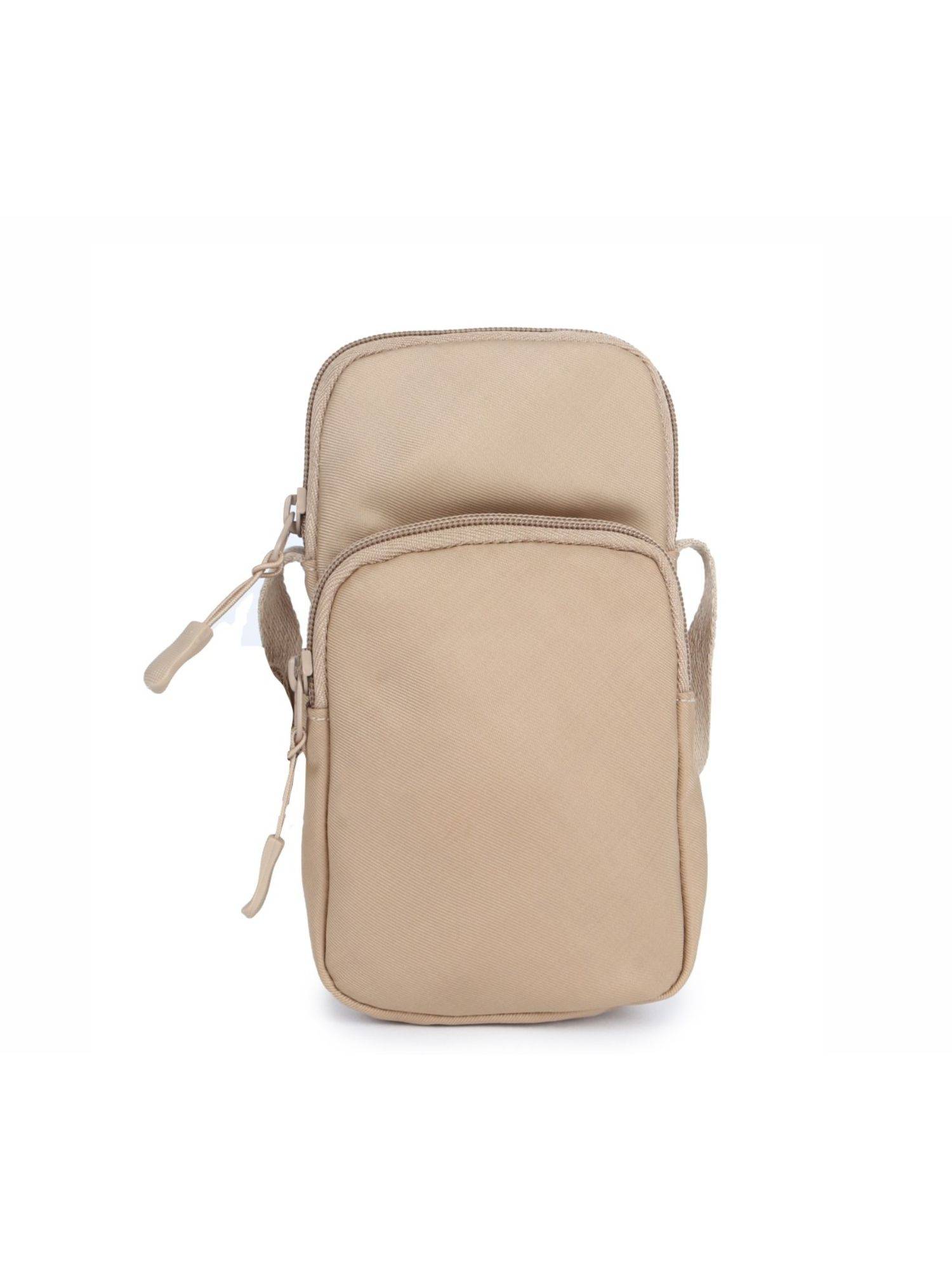 Astrid Mobile Sling Bag With Front Pocket Cream