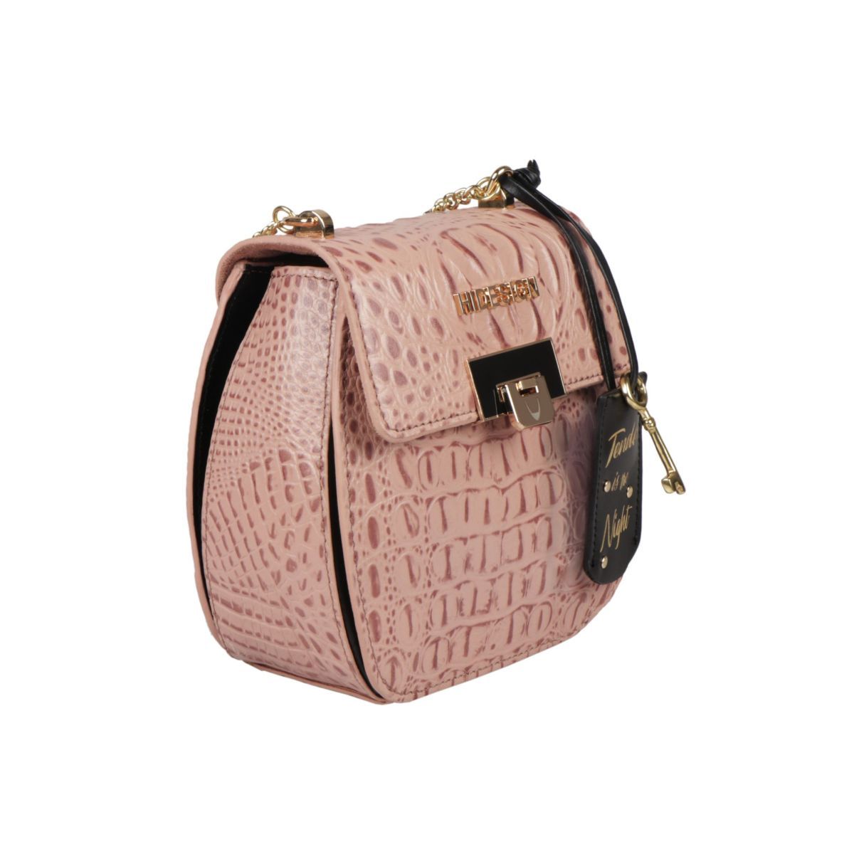 Hidesign Fling 01 Pink Women Mini Sling Bags: Buy Hidesign Fling 01 ...