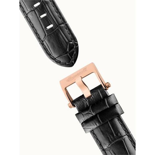 Buy Ingersoll Mens The Herald Watch Skeleton Dial Black Leather