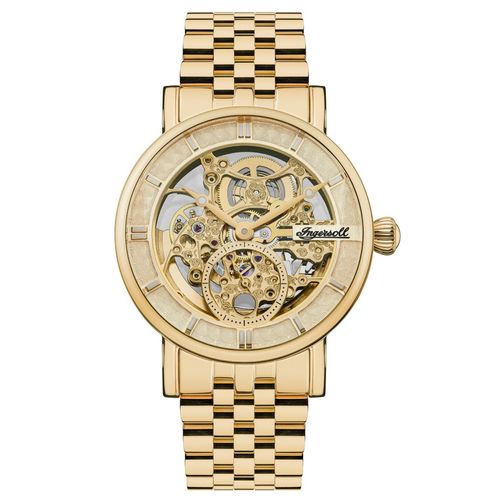 Buy Ingersoll 1892 Mens The Herald Watch Pale Gold Dial Gold