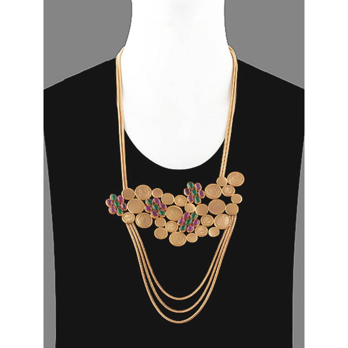 Suhani Pittie Gold Kasu Galaxy Cluster Necklace