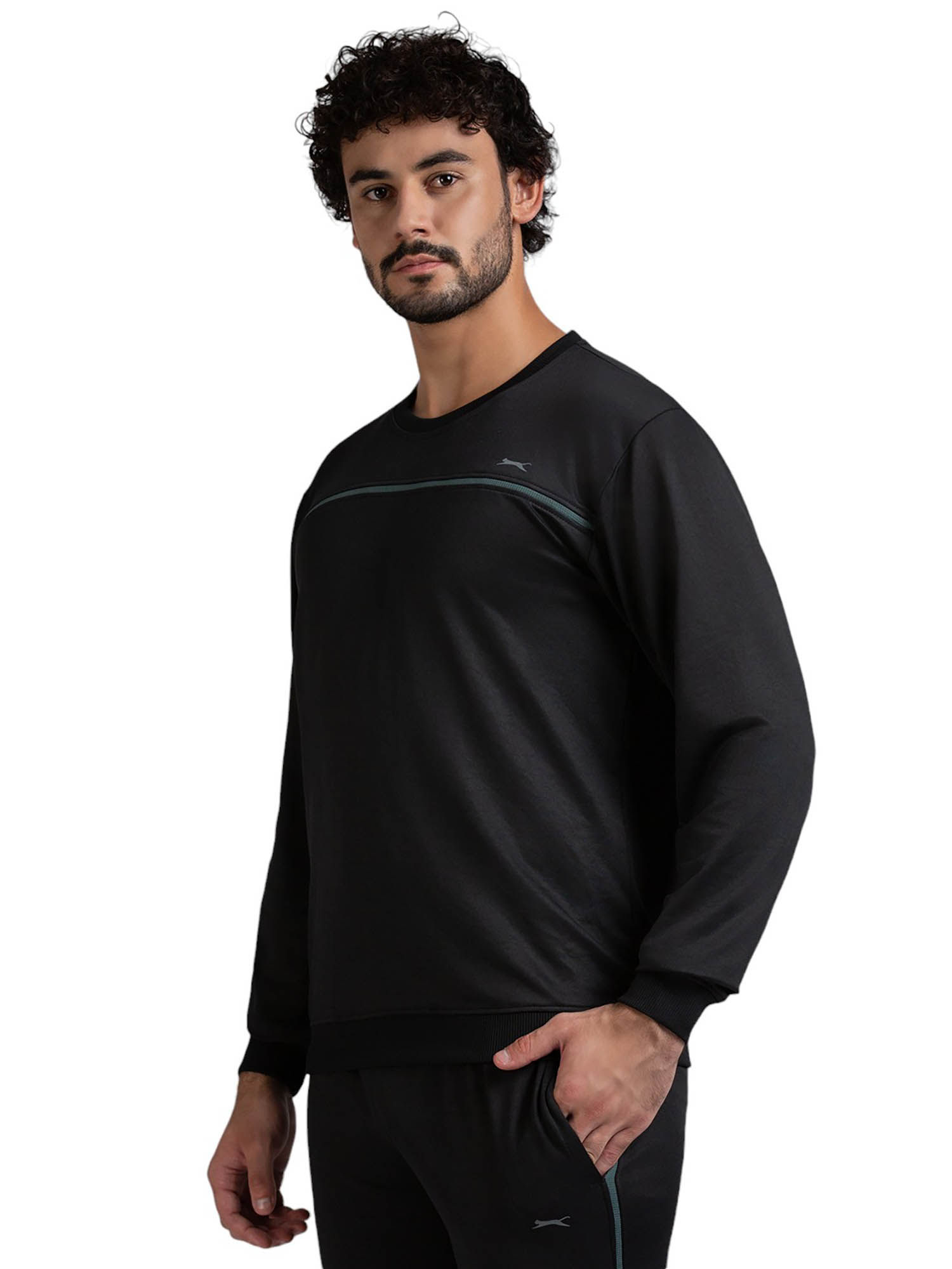 Mens black lycra t shirt best sale