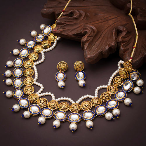 Buy Sukkhi Beguiling Gold Plated Necklace Set for Women