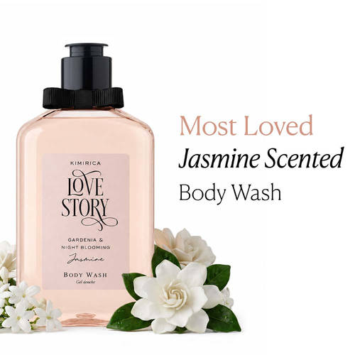 Kimirica Love Story Luxury Scented Body Wash For Soft And Supple Skin, 100% Vegan & Paraben Free