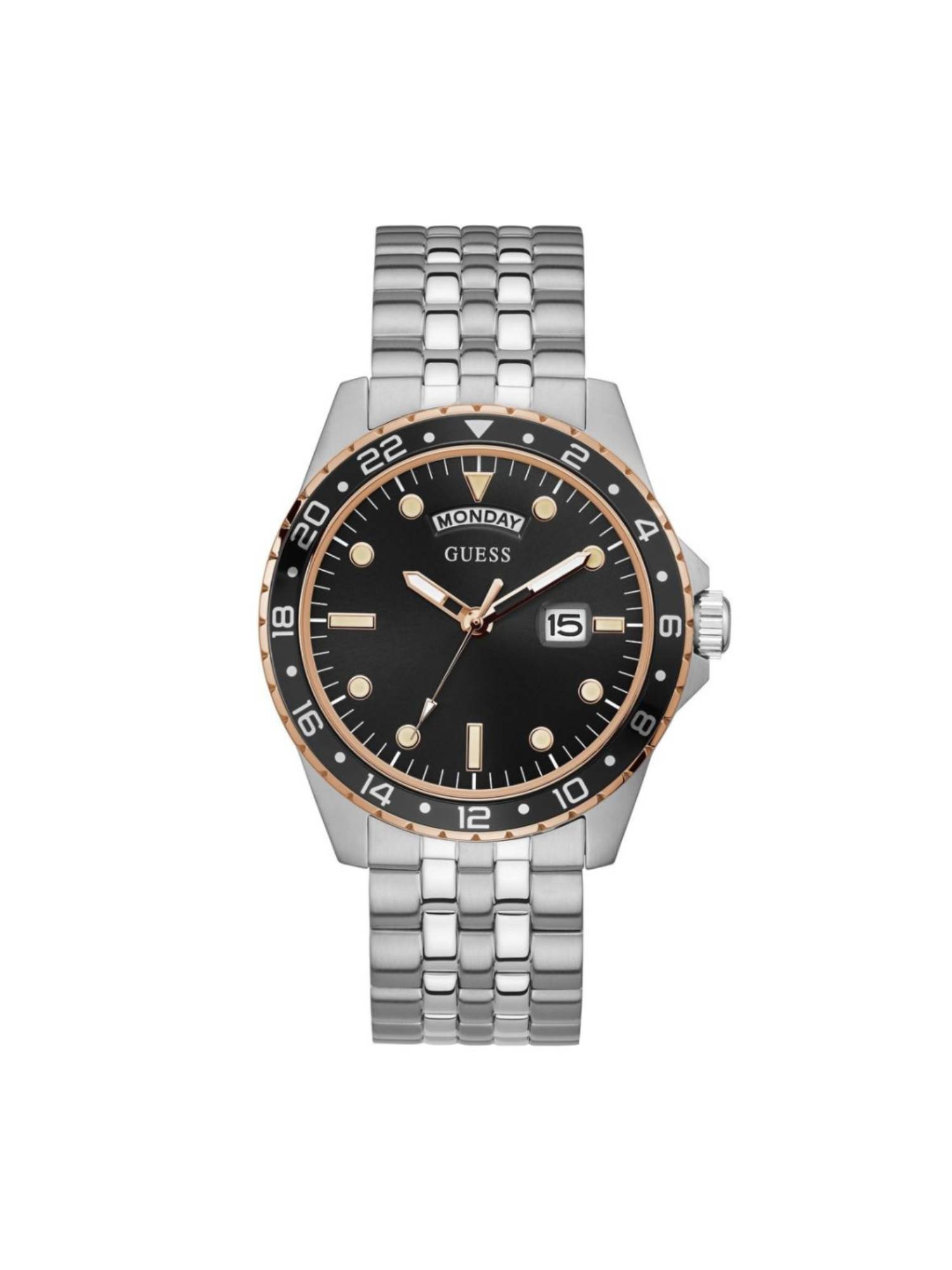 Guess Dress Men Black Dial Analog Watch - GW0220G5 (M)