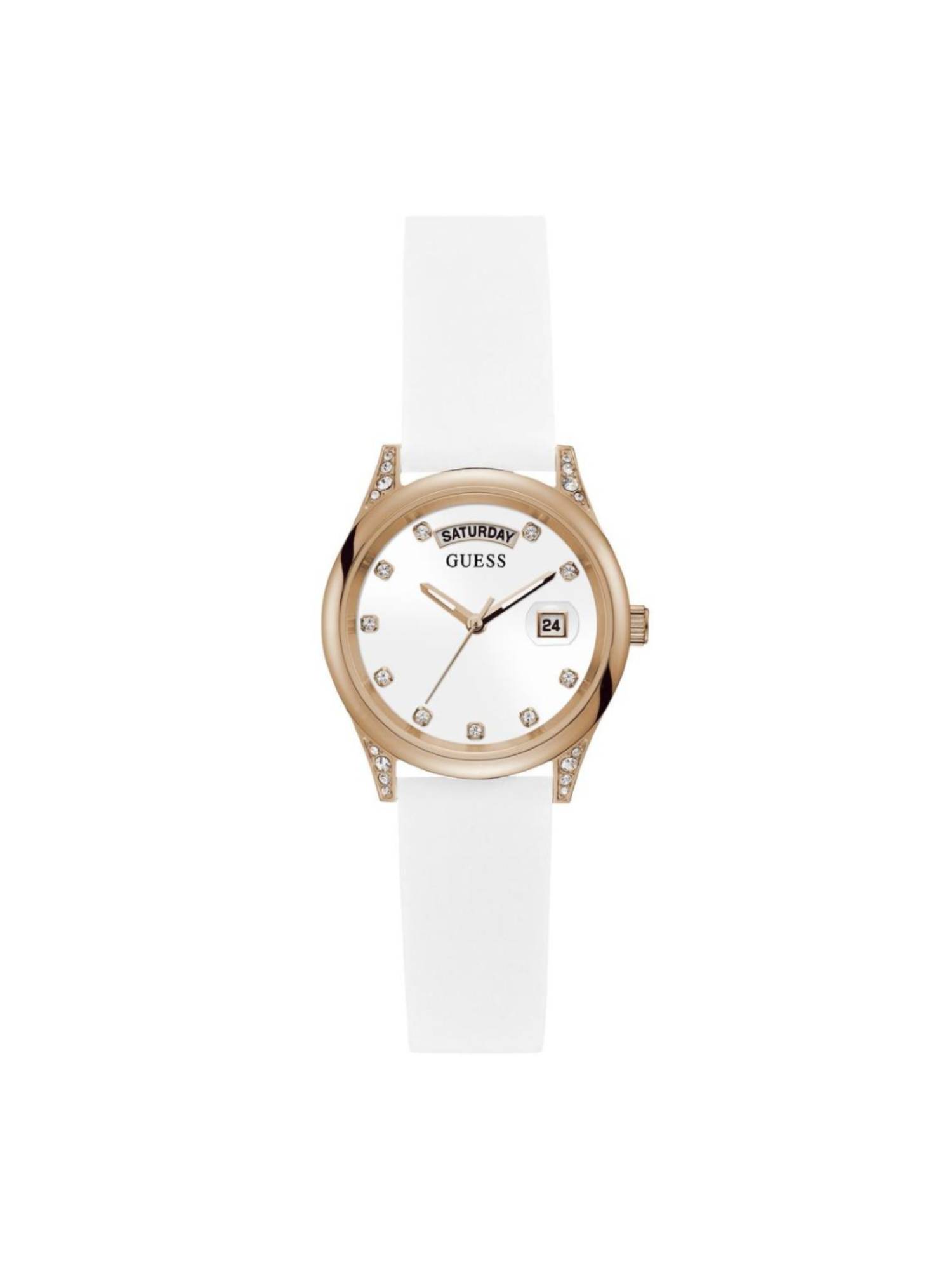 Guess Dress Women White Dial Analog Watch - GW0356L3 (M)