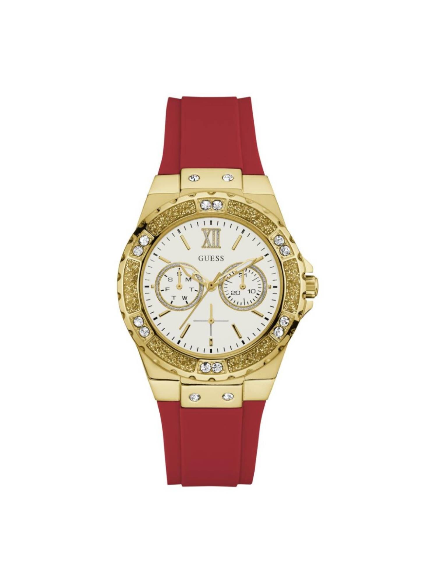 Guess Women White Dial Analog Watch - GW0431L1 (M)