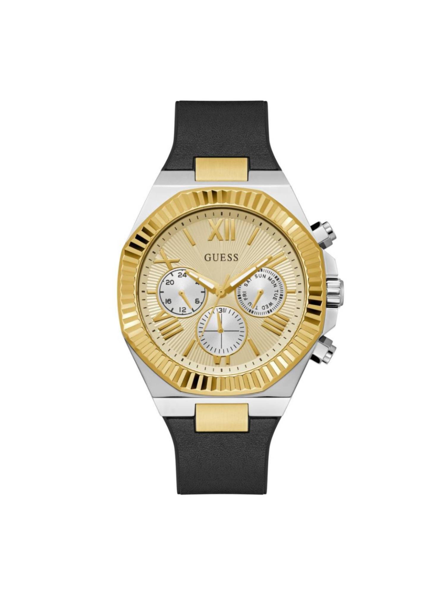 Guess Dress Men Gold Dial Chrono Watch - GW0791G1 (M)