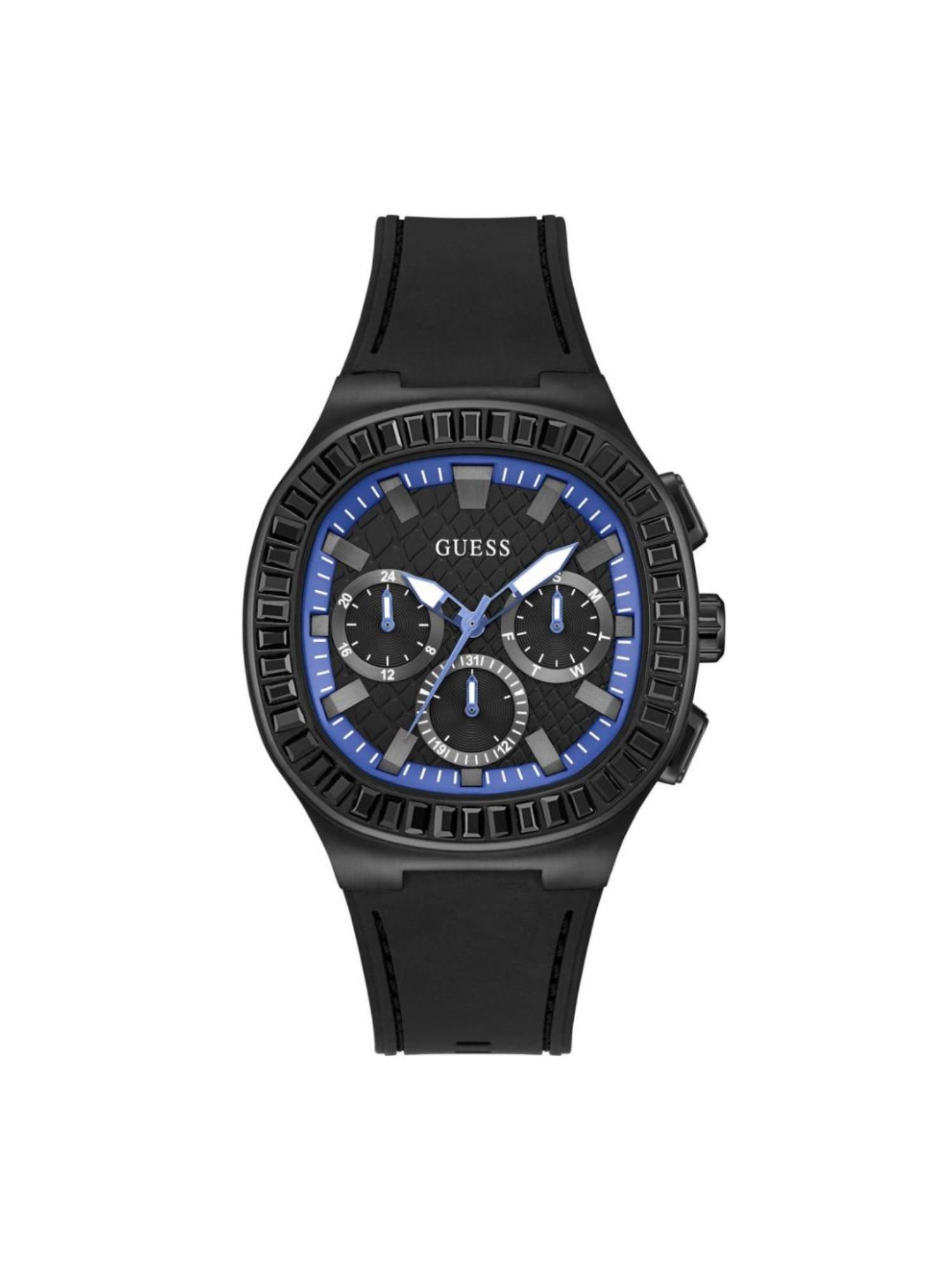 Guess Trend Men Black Dial Chrono Watch - GW0891G2 (M)