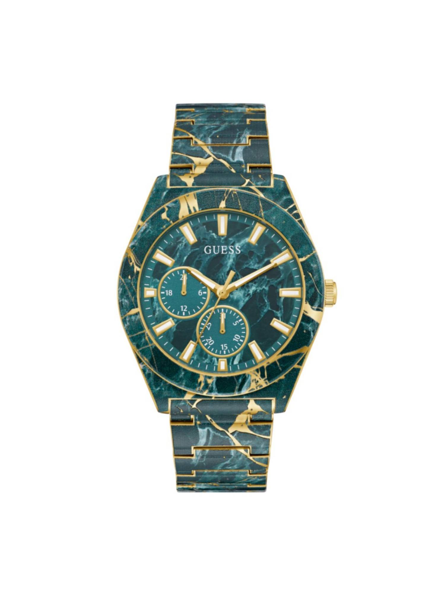 Guess Trend Green Dial Men Quartz Analog Watch - GW0953G1 (M)