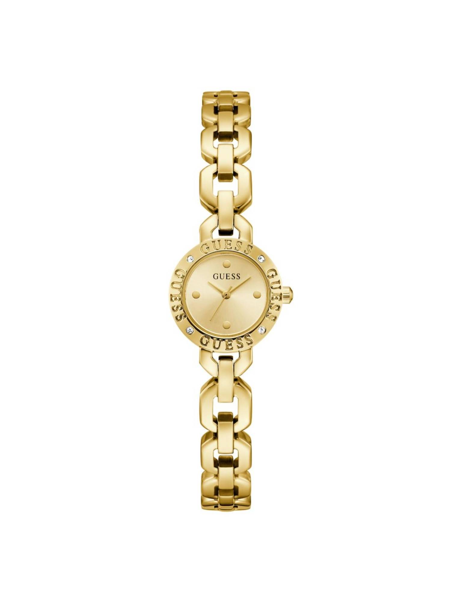 Guess Be jewelled Champagne Dial Analog Women Watch - GW1019L7 (M)