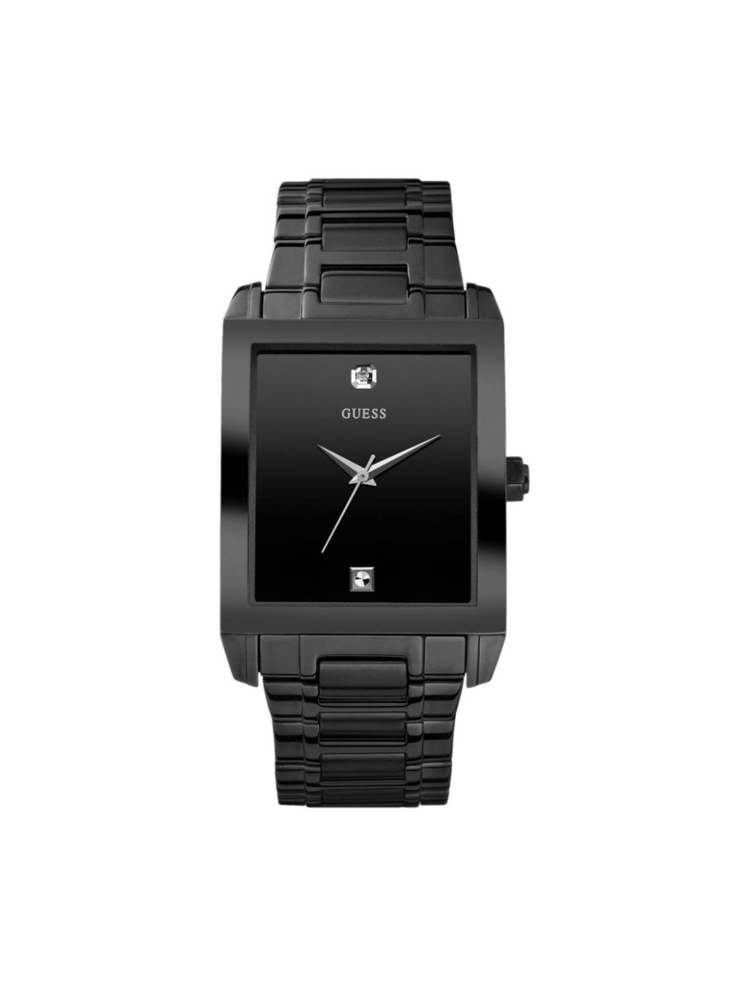 Guess Dress Men Black Dial Analog Watch - U12557G1 (M)