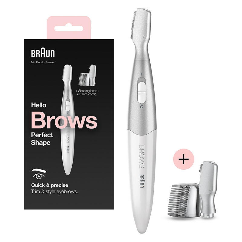 Braun Eyebrow Trimmer, Brow Trimming, Styling And Shaping For Women, Facial  Hair Removal For Women: Buy Braun Eyebrow Trimmer, Brow Trimming, Styling  And Shaping For Women, Facial Hair Removal For Women Online