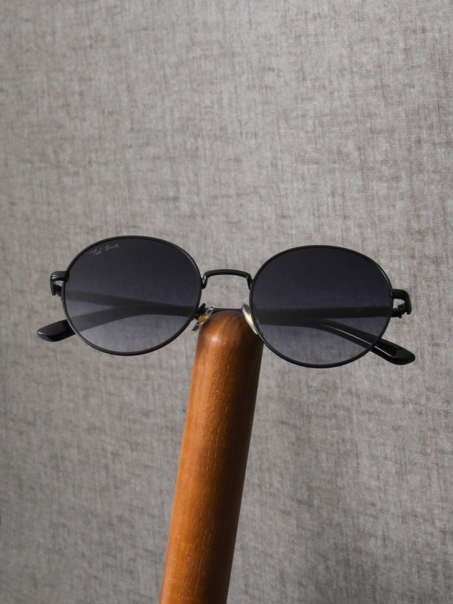 TED SMITH Unisex Round Uv Protection Purple Sunglass-Rawn_C2