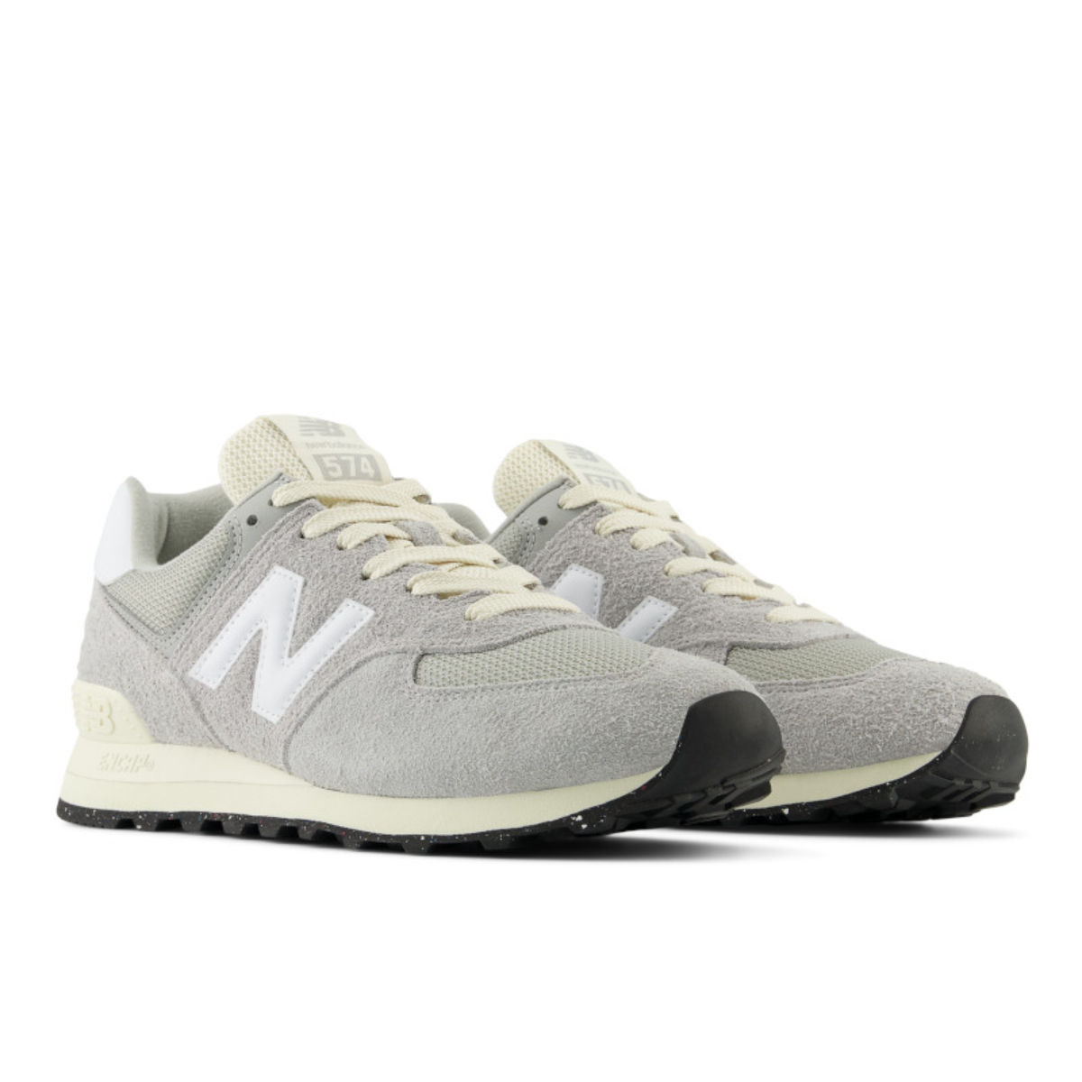 New Balance Unisex U574RBL Grey White Sneakers (UK 5.5)