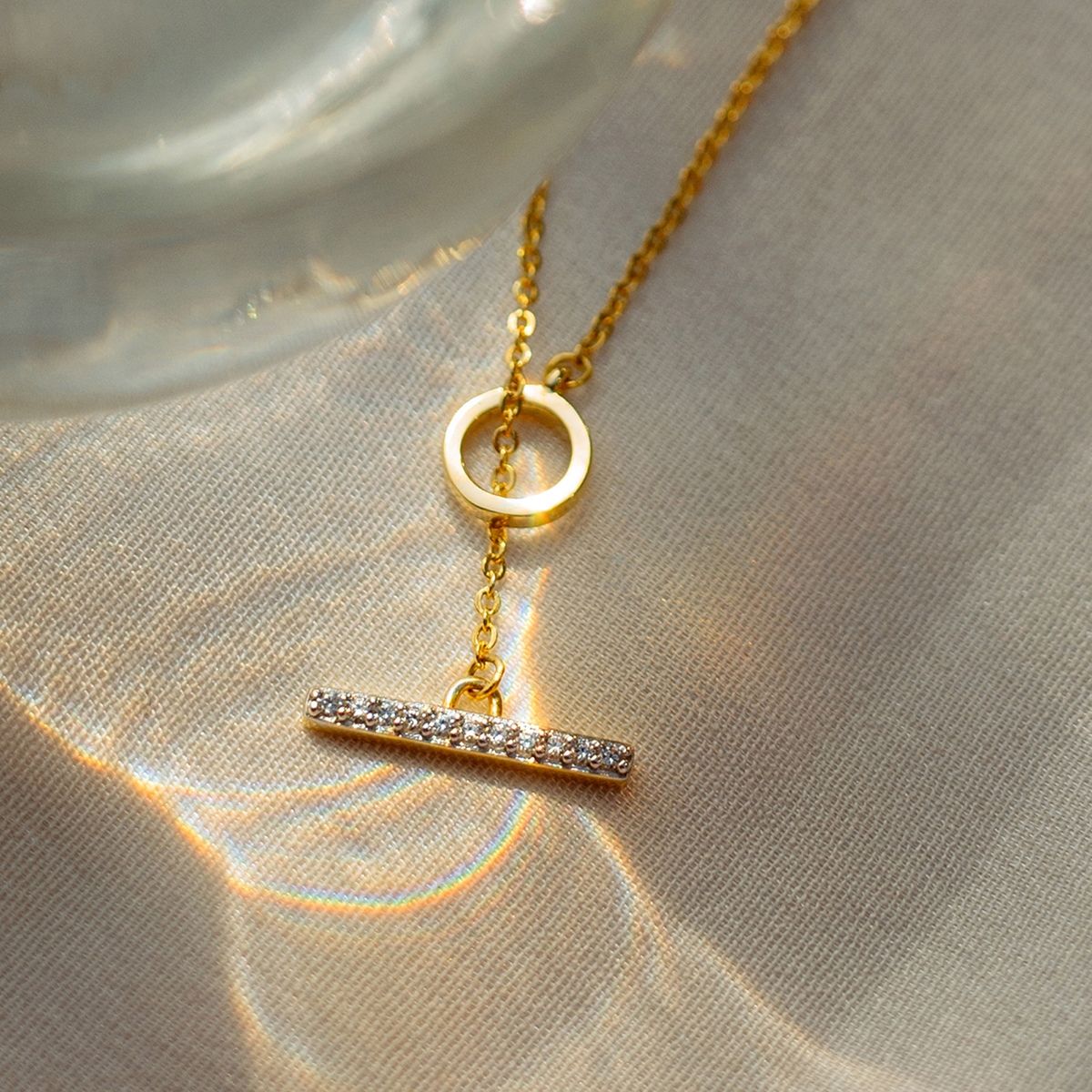 9ct Yellow Gold T-Bar Necklace with Belcher Links – Diana O'Mahony Jewellers