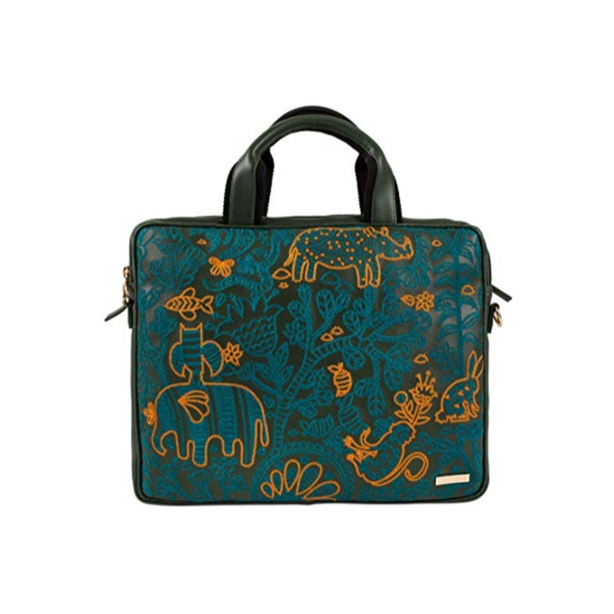 Chumbak Bohemian Jungle Embroidered Laptop Bag Buy Chumbak Bohemian