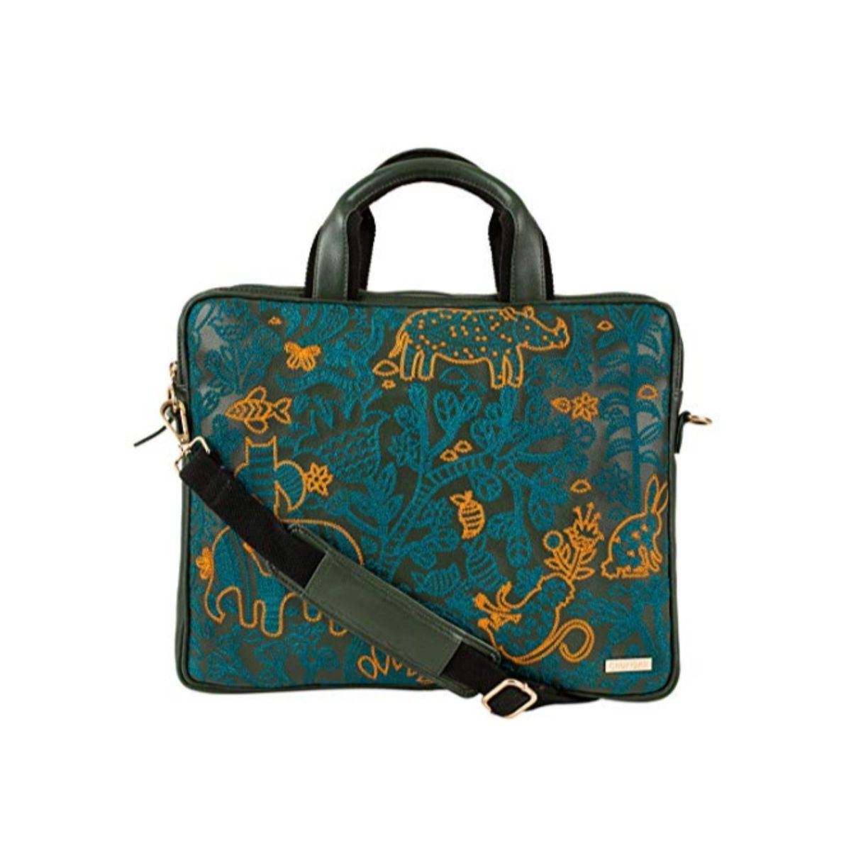 Chumbak Bohemian Jungle Embroidered Laptop Bag Buy Chumbak Bohemian
