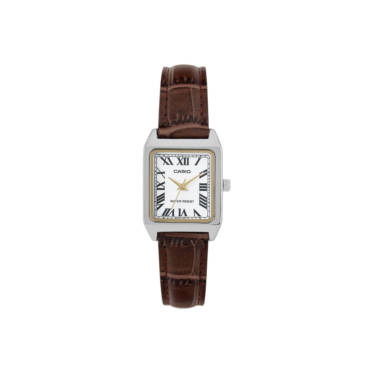 Casio Women ENTICER White Dial Analog Leather Watch - LTP-V007L-7B2UDF