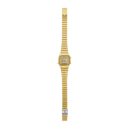 Buy Casio Women Vintage Gold Dial Digital Stainless Steel Watch