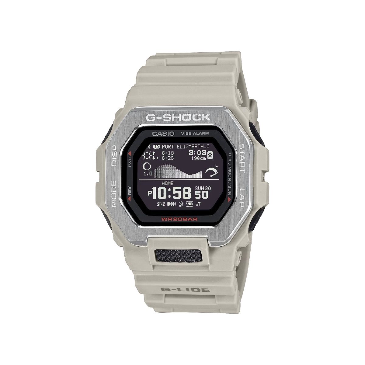 Casio Men G-Shock Black Dial Digital Resin Watch - GBX-100-8DR