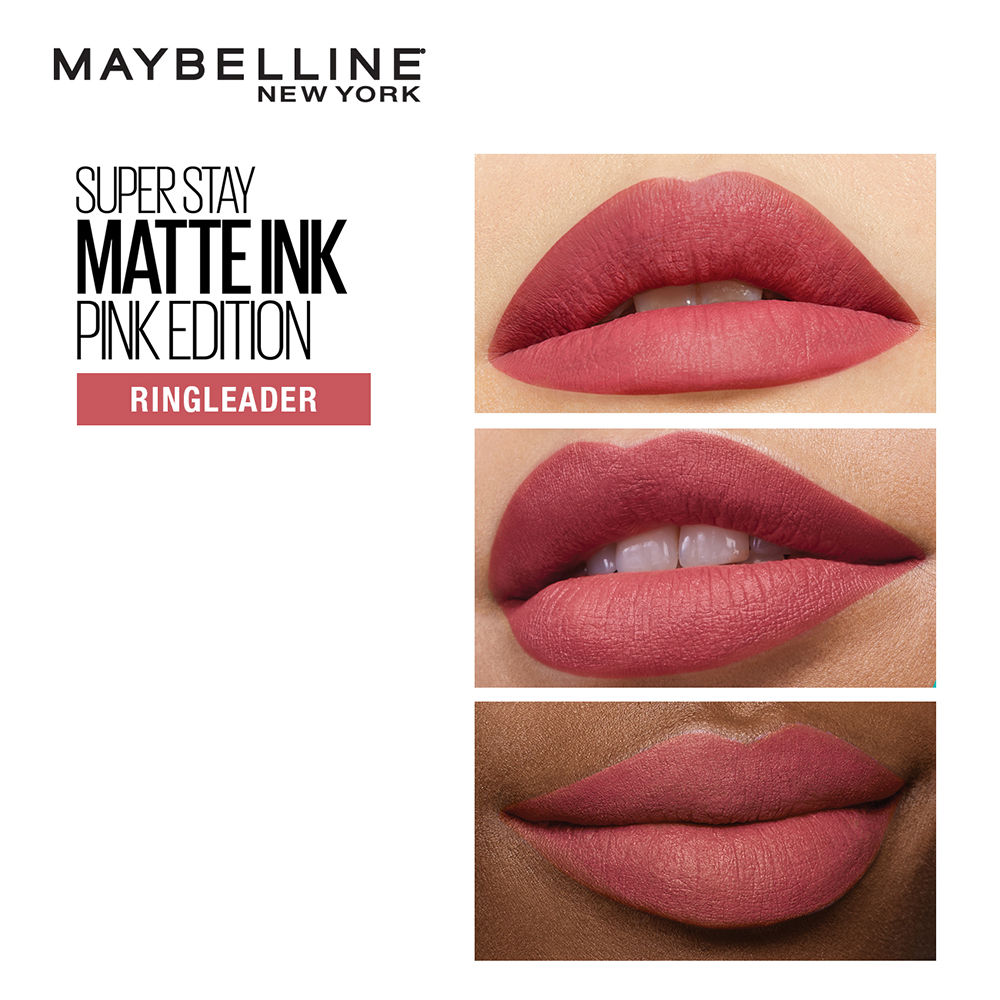 Maybelline New York Super Stay Matte Ink Liquid Lipstick - Ringleader ...