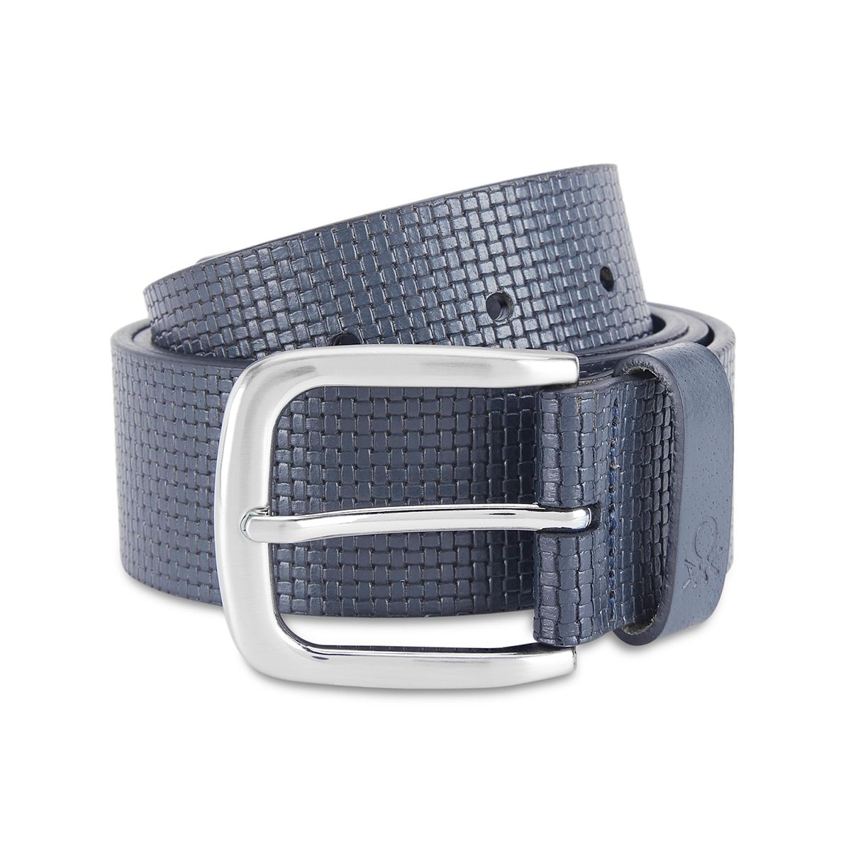 Belwaba Genuine Italian Leather Navy Mens Belt With Shiny Gunmetal Finished Buckle (40) (Navy Blue) At Nykaa, Best Beauty Products Online